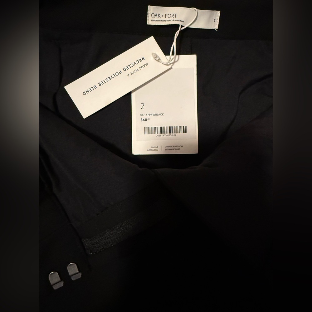 NWT OAK + FORT Mini Suiting Skort - Picture 5 of 9